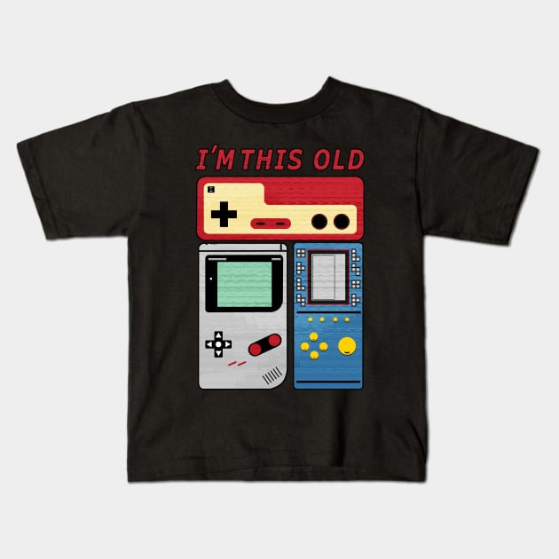 i'm this old Kids T-Shirt by clingcling